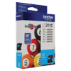 Brother Genuine LC201C Standard-yield Cyan Ink Cartridge, Cyan, small