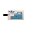 Brother ScanNCut cutting machine with USB flash drive on white background