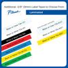 Brother P-touch laminated label tapes in multiple colors with 9mm width