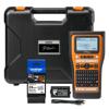Brother PT-E560BT label maker with carrying case, battery, cable, and tape cartridge