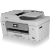Brother MFC-J6535DW all-in-one inkjet printer with dual paper trays and touchscreen display