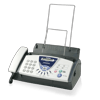 Brother FAX-575 personal fax machine with telephone handset and control panel