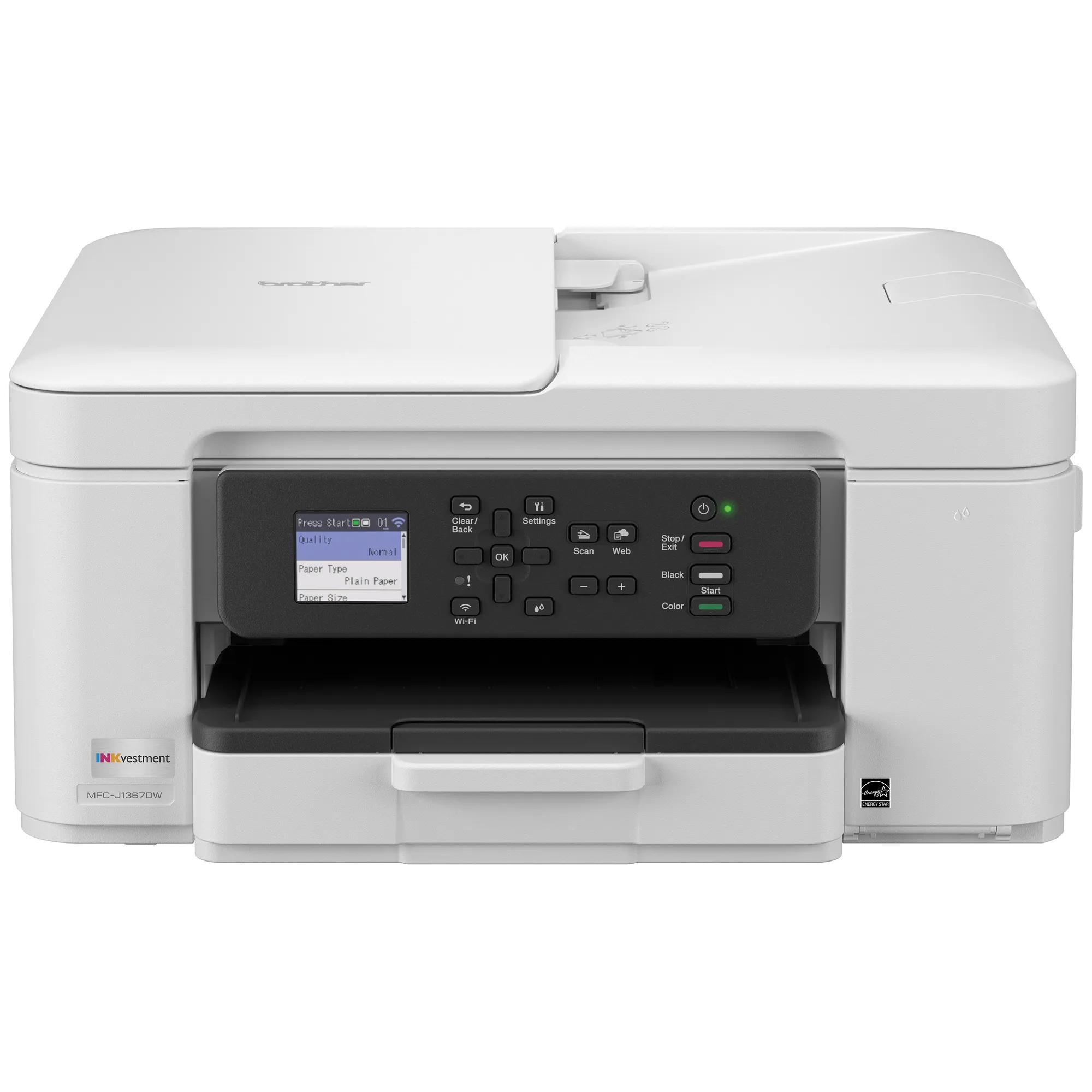 Brother MFC-J1367DW Wireless INKvestment Color Inkjet All-in-One Printer, , medium