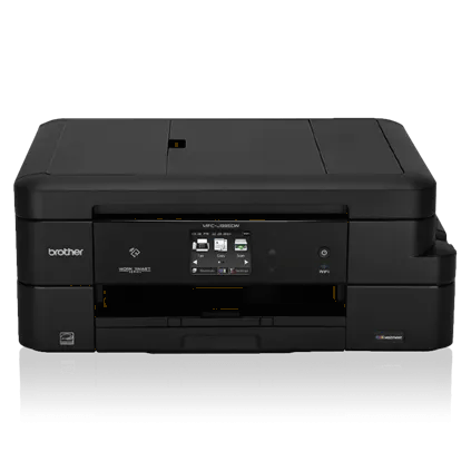 Brother MFC-J985DW all-in-one inkjet printer with touchscreen and external ink tanks
