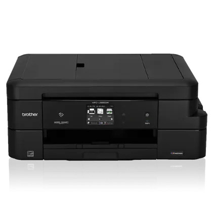 Brother MFC-J985DW all-in-one inkjet printer with touchscreen and external ink tanks