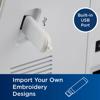 Brother embroidery machine built-in USB port for importing custom designs