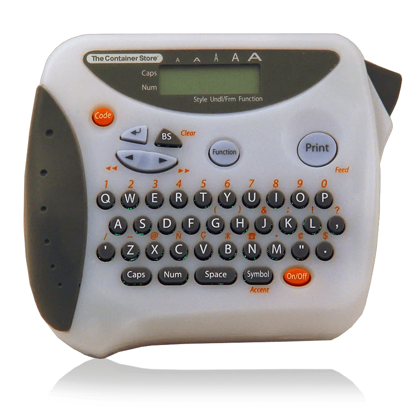 Brother PT-1190 portable label maker with QWERTY keyboard and LCD screen