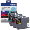 Brother LC401XL 3PK high-yield ink cartridge multipack in cyan, magenta, and yellow