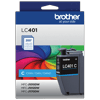 Brother Genuine LC401XLBKS High-yield Black Ink Cartridge, Cyan, small