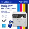Brother HL-L3300CDW Digital Color Multi-Function Printer with Duplex Printing, , small
