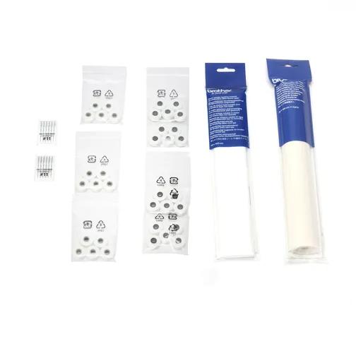 Brother printer cleaning kit with swabs, sheets, and roller for maintenance