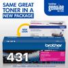Brother Genuine TN433M High-yield Magenta Toner Cartridge, , small