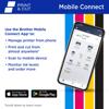 Brother Mobile Connect app interface on smartphone with printer management features