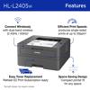 Brother HL-L2405W Wireless Compact Monochrome Laser Printer with Mobile Printing, , small