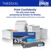 Brother Genuine TN635XLC High Yield Cyan Toner Cartridge, Cyan, small