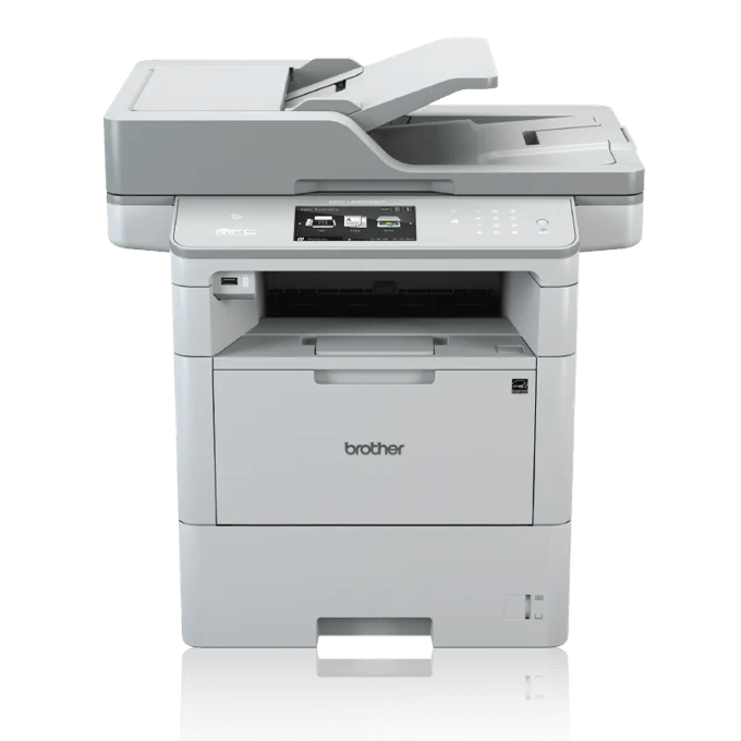Brother MFC-L6900DW monochrome laser all-in-one printer with automatic document feeder
