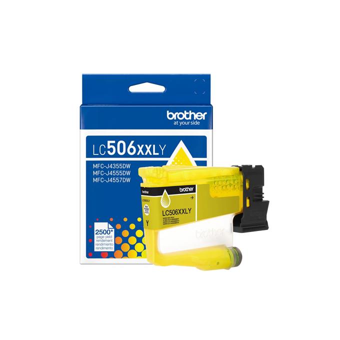 Brother Genuine LC506XXLYS Super High Yield Yellow Ink Cartridge, , large