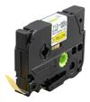Brother HSe-631 11.2mm yellow heat-shrink tube cartridge in black cassette