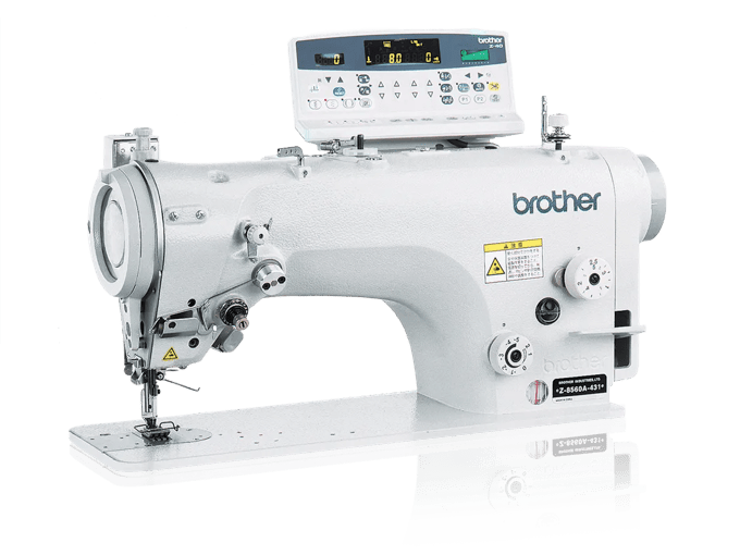 Brother industrial sewing machine with digital control panel and automatic thread trimmer