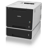 Brother HL-L8350CDWT color laser printer with dual paper trays, left side view