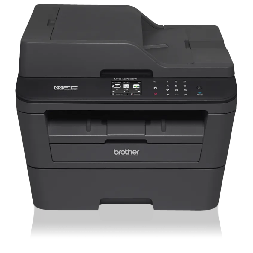 Brother MFC-L2720DW Wireless Compact Monochrome Laser All-in-One Printer, , medium