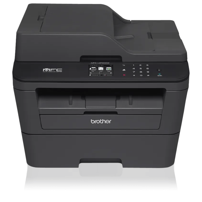Brother MFC-L2720DW Wireless Compact Monochrome Laser All-in-One Printer, , large