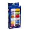 Brother SAEMB12 premium embroidery thread set with 12 vibrant color spools