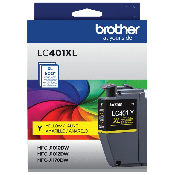 Brother Genuine LC401XLYS High-yield Yellow Ink Cartridge, Yellow, large