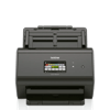 Brother ADS-2800W desktop document scanner with touchscreen and automatic document feeder
