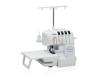 Brother Pacesetter PS3734T serger with four thread cones and extension table