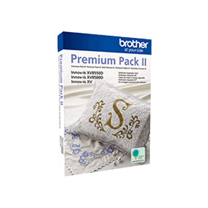 Brother Premium Pack II embroidery design software for Innov-is sewing machines