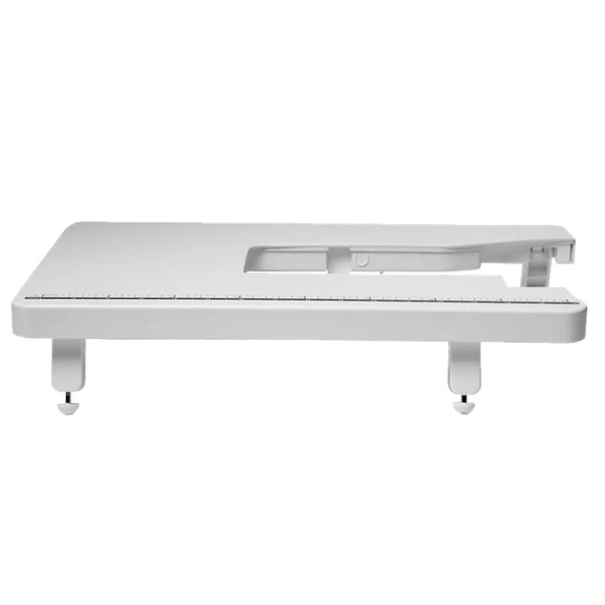 Brother sewing machine wide extension table with measuring grid and adjustable legs