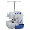 Overlock blanca Brother 3534DT con capacidad de cuatro hilos y detalles azules