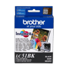 Brother LC51BK black ink cartridge for inkjet printers