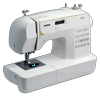 Brother CS770 computerized sewing machine with LCD display and built-in stitches