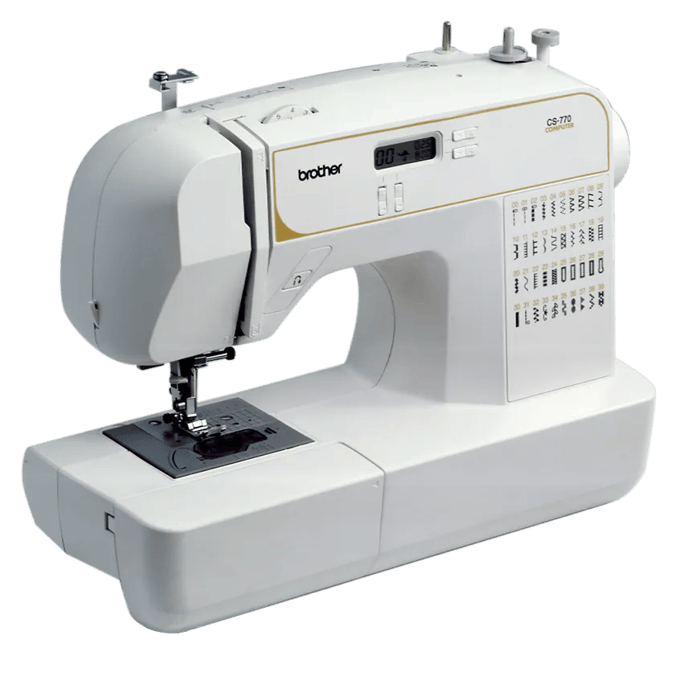 Brother CS770 computerized sewing machine with LCD display and built-in stitches