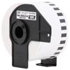 Brother DK-N5224 non-adhesive white paper tape roll in black cartridge