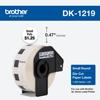 Brother DK-1219 round die-cut paper labels, 0.47-inch diameter, 1,200 labels per roll