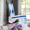 Brother Innov-is sewing machine with touchscreen and colorful fabric quilt project