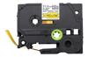 Brother HSe-651 21mm yellow heat-shrink tube cartridge with black text on white background