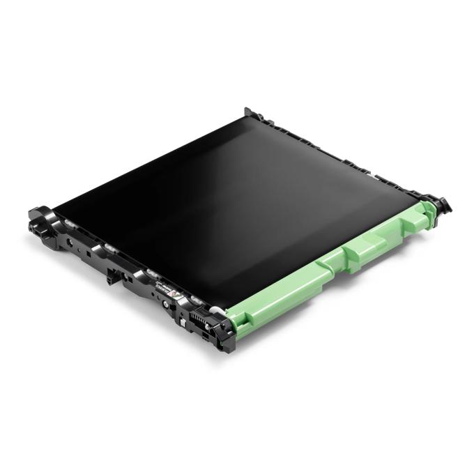 Brother printer transfer belt unit with black belt and green roller assembly