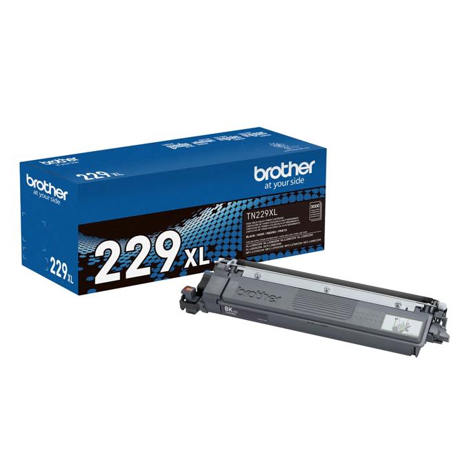 Brother Genuine TN229XLBK High Yield Black Toner Cartridge, Black, large
