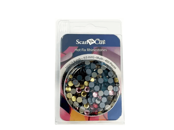 Brother ScanNCut hot-fix rhinestones in assorted colors, 4.0mm multi-pack