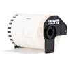 Brother DK-2243 continuous white paper tape roll with black cartridge holder