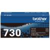 Brother TN730 standard-yield toner cartridge packaging with 1200-page capacity
