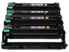 Brother DR-221CL drum unit set with color-coded labels for laser printers