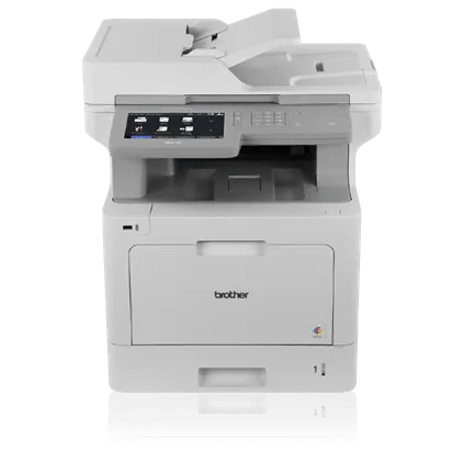 Brother MFC-L9570CDW color laser all-in-one printer with touchscreen and dual paper trays
