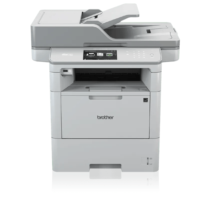Brother MFC-L6750DW monochrome laser all-in-one printer with automatic document feeder