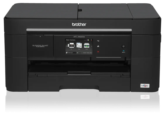 Brother MFC-J5520DW all-in-one inkjet printer with wireless connectivity and touchscreen display