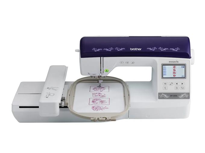 Brother Innov-is BP1400E embroidery machine with touchscreen and large embroidery hoop